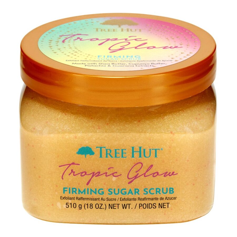 Скраб для тіла Tree Hut Tropic Glow Sugar Scrub 510g · карамель/квіти мигдалю та фісташок