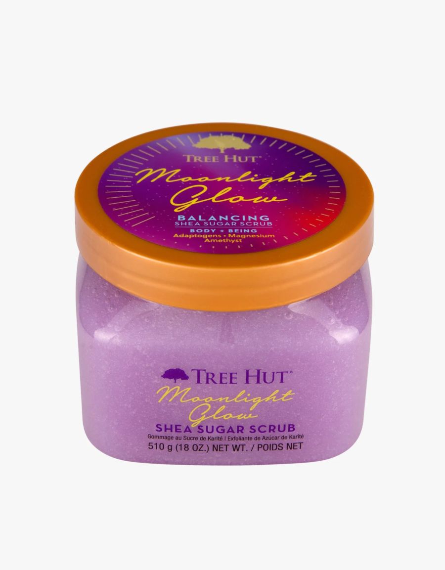 Скраб для тіла Tree Hut Moonlight Glow Sugar Scrub 510g · чорна смородина/малина/амбра — фото 3
