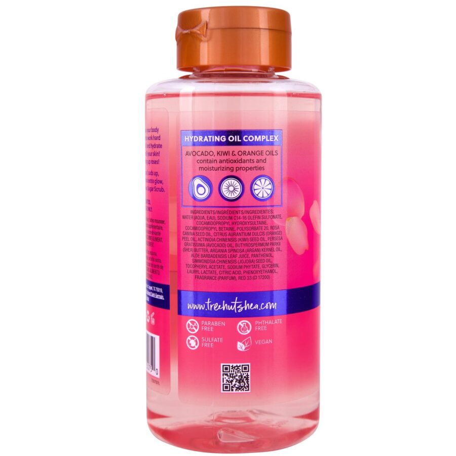 Гель для душу Tree Hut Moroccan Rose Foaming Gel Wash 532ml · марокканська троянда · ракурс 2 Гель для душу Tree Hut Moroccan Rose Foaming Gel Wash 532ml · марокканська троянда