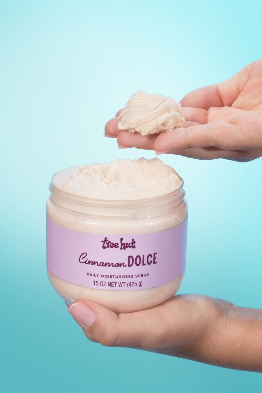 Зволожувальний скраб для тіла Tree Hut Cinnamon Dolce Moisturizing Scrub 425g · крекери/карамель/кокос — фото 3