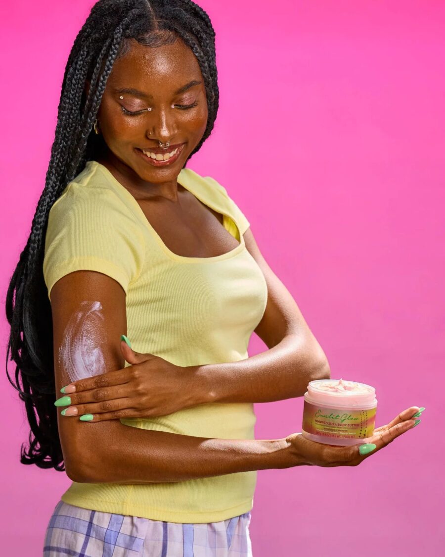 Баттер для тіла Tree Hut Sunlit Glow Whipped Body Butter 240g · персик / жасмин / амбра — фото 4