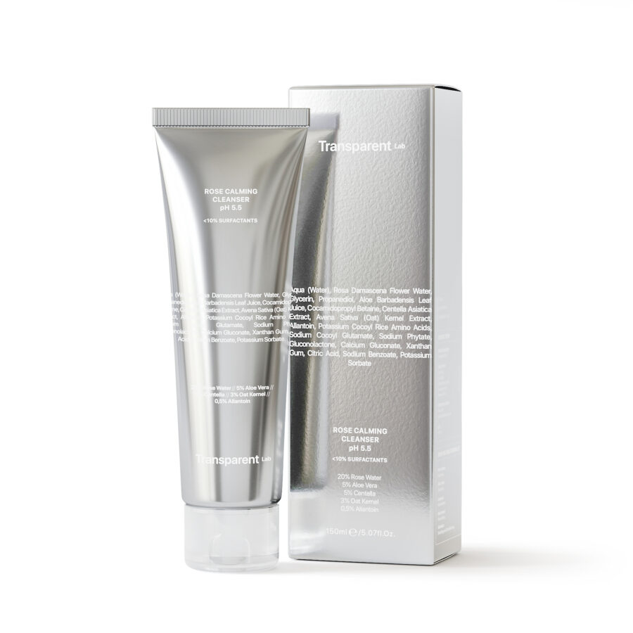 Transparent Lab ROSE CALMING CLEANSER pH 5.5 — Ніжний очищувач для обличчя — фото 2
