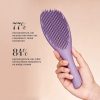 Щітка для волосся Tangle Teezer The Complete Carebrush™ Curly to Coily Velvet Purple