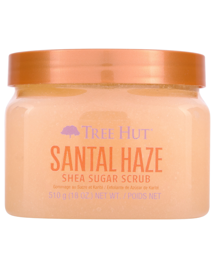 75371003844 Скраб для тіла Tree Hut Santal Haze Sugar Scrub 510g · гвоздика / сандалове дерево / кедр