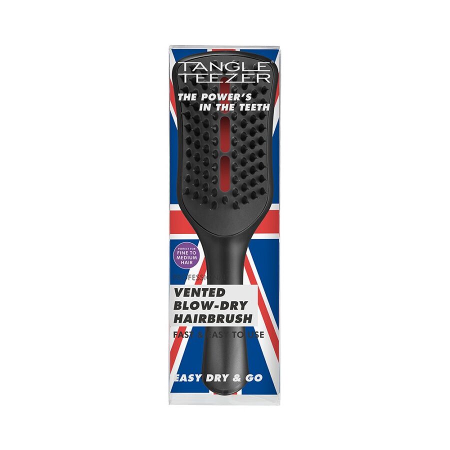 Щітка для укладання феном Tangle Teezer Easy Dry & Go Jet Black · чорний — фото 5