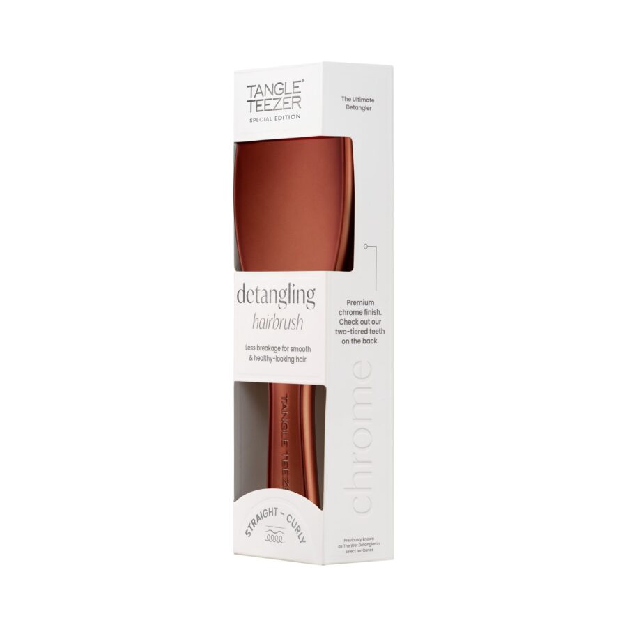 890-furnizor Щітка для волосся Tangle Teezer The Ultimate Detangler Chrome Chocolate Bronze · шоколадний/хромований — фото 5