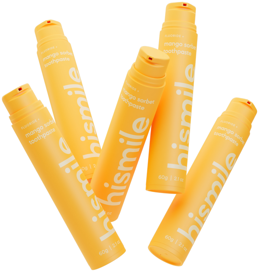 Зубна паста зі смаком манго hismile Mango Sorbet Toothpaste 60g — фото 3