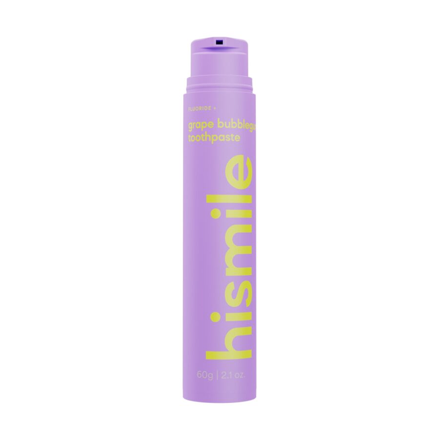 Зубна паста зі смаком виноградної жуйки hismile Grape Bubblegum Toothpaste 60g · виноград Зубна паста зі смаком виноградної жуйки hismile Grape Bubblegum Toothpaste 60g — фото 3