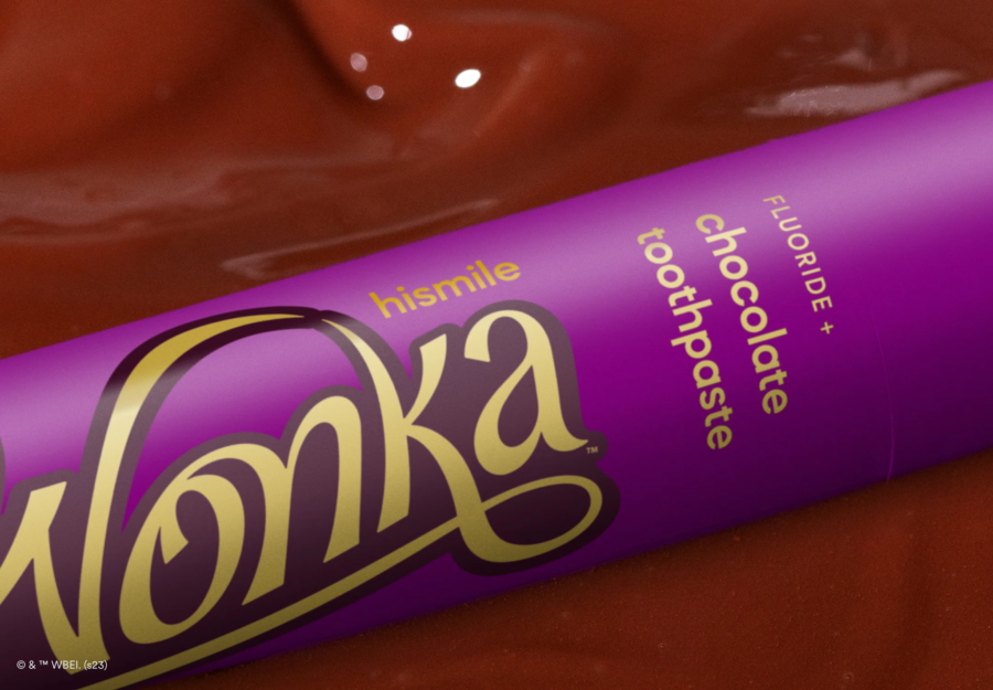 Зубна паста зі смаком шоколаду hismile Wonka Chocolate Toothpaste 60g · м’ята, шоколад — фото 3