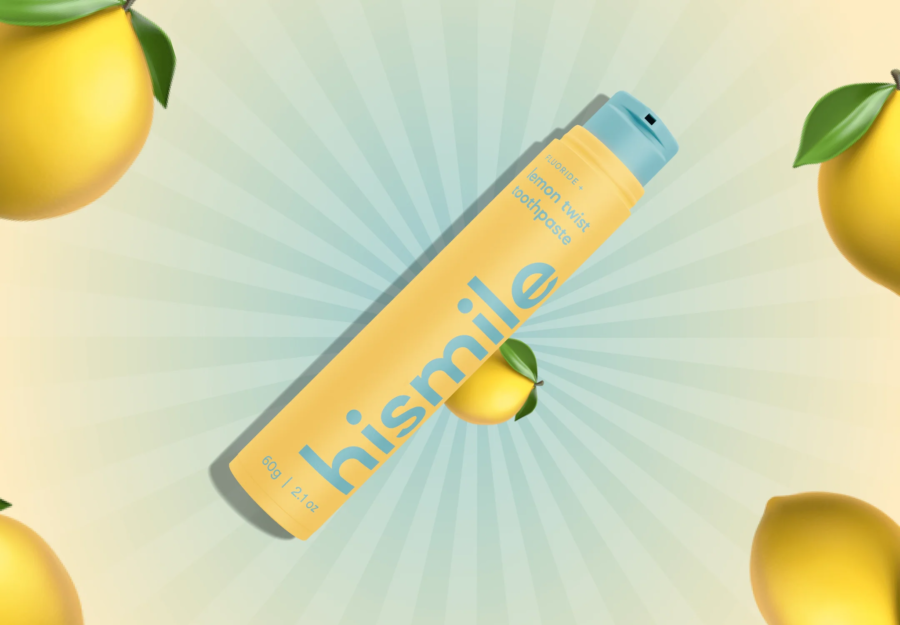 Зубна паста зі смаком лимону hismile Lemon Twist Toothpaste 60g — фото 2