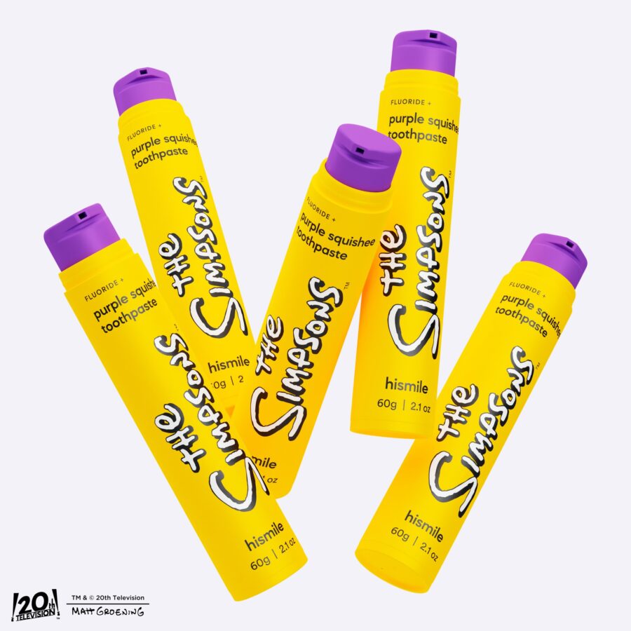 Зубна паста для м'якого відбілювання hismile The Simpsons Purple Squishee Toothpaste 60g · фіолетовий напій Зубна паста для м’якого відбілювання hismile The Simpsons Purple Squishee Toothpaste 60g · фіолетовий напій — фото 2
