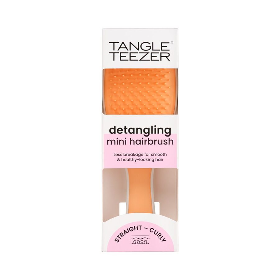 Щітка для волосся Tangle Teezer The Ultimate Detangler Mini Ice Blue&Sweet Orange · блакитно-помаранчевий — фото 5