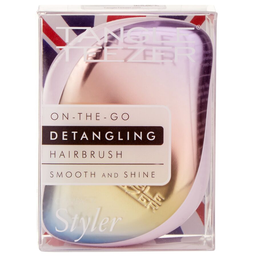 Щітка для волосся Tangle Teezer Compact Styler Pearlescent Matte · райдужний/рожевий